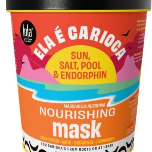 ماسك معالج للشعر شديد التلف من اشعه الشمس و الكلور و مياه البحر ELA E CARIOCA MASK 450g