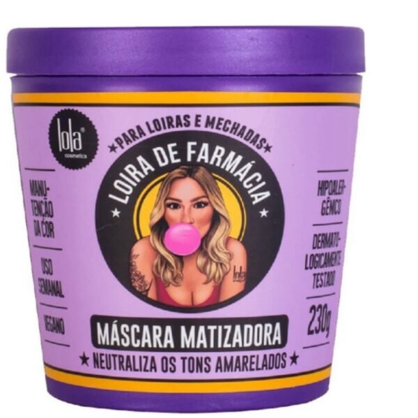 ماسك  بنفسجي للشعر الاشقر Loira de Farmacia 230g